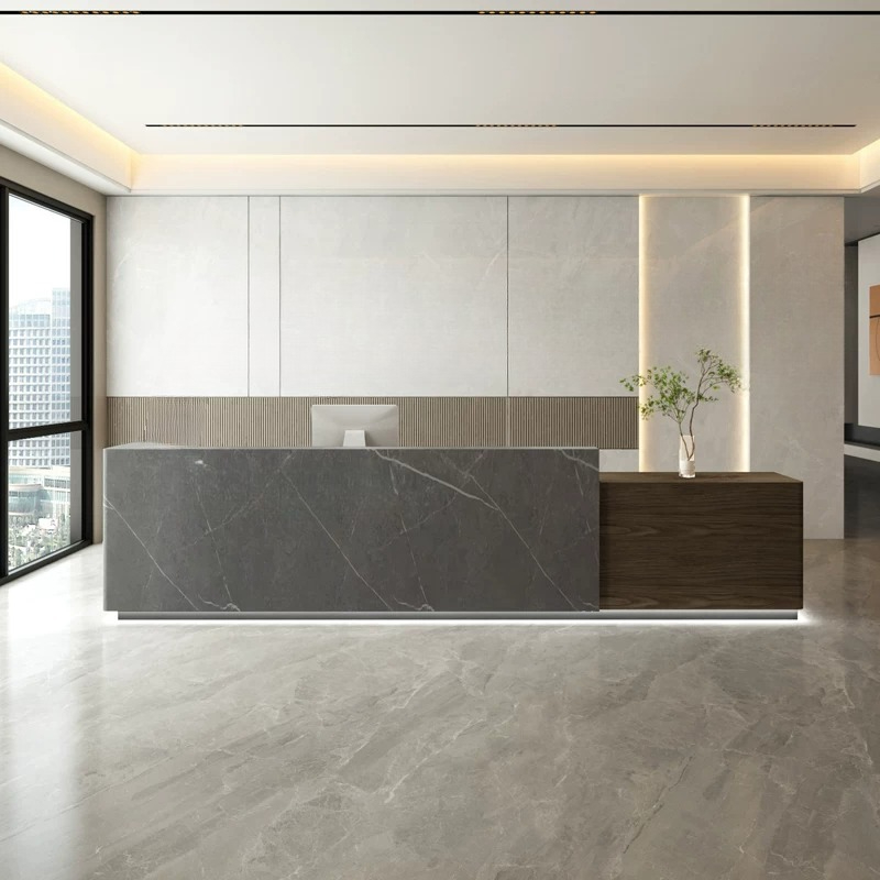 Office Furniture Company - Lüks Yönetici Resepsiyon Masaları Benzersiz Modern