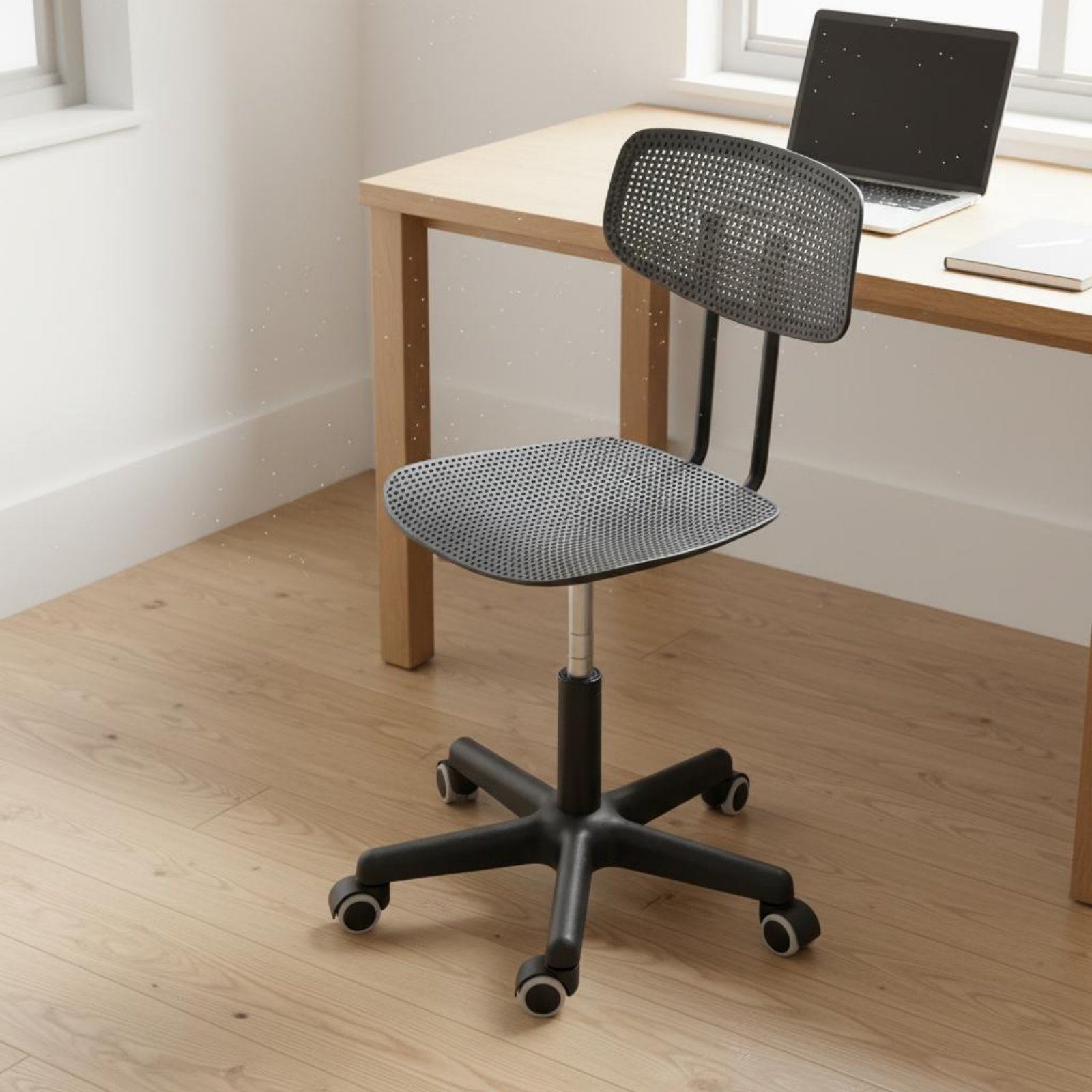 Office Furniture Desk - Ayarlanabilir Tekerlekli Çalışma Koltuğu Nefes Alabilen