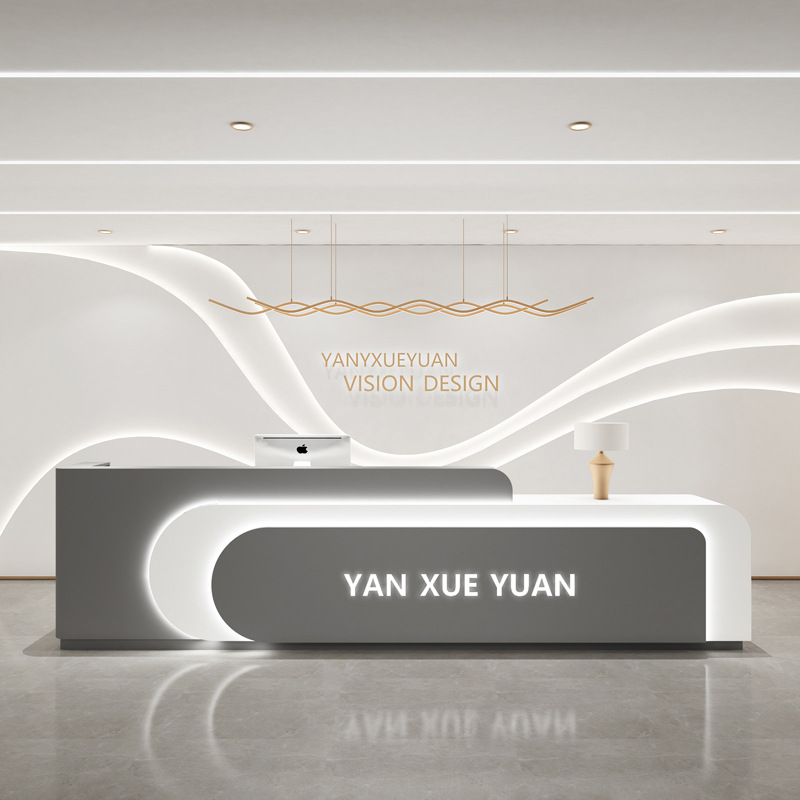 Office Furniture Company - Basit Tıbbi Resepsiyon Masası Güzellik Şirketi