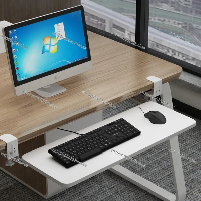Drawer Organizer Tray - Kelepçeli Klavye Tepsisi Ergonomik Sürgülü Masa
