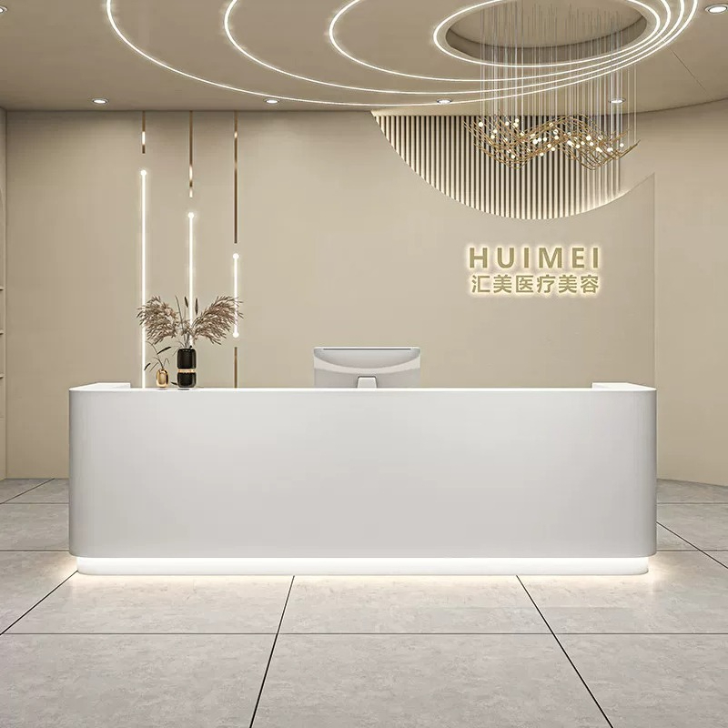 Office Furniture Company - Modern Minimalist Güzellik Salonu Kasa Masaları