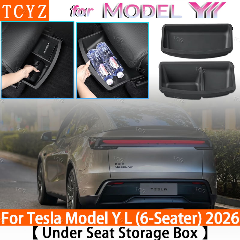 Drawer Organizer Tray - Koltuk Altında saklama kutusu Tesla 2026