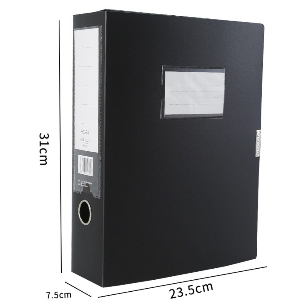 Binder Storage Box - Çok Fonksiyonlu Siyah Mavi A4 Dosya