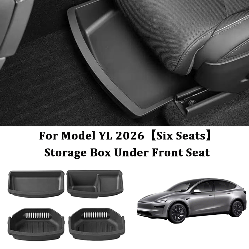 Drawer Organizer Tray - Koltuk Altında saklama kutusu Tesla 2026