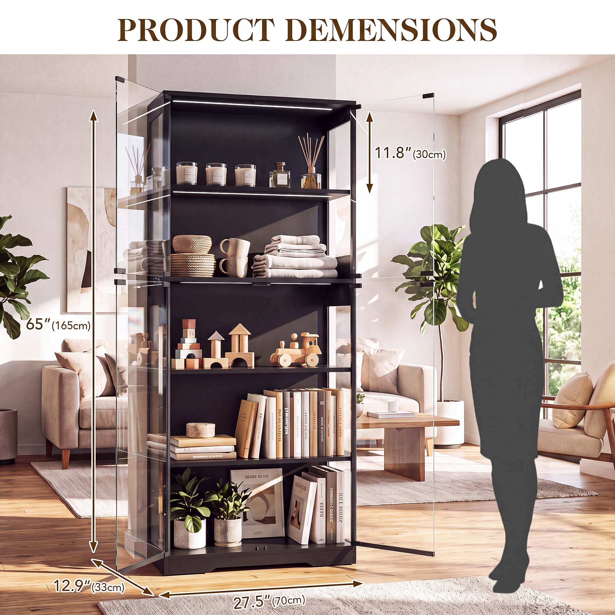 TCGBKAF 5 Katmanlı Cam Kapılı  - Office Furniture Outlet incelemesi ve fiyatı