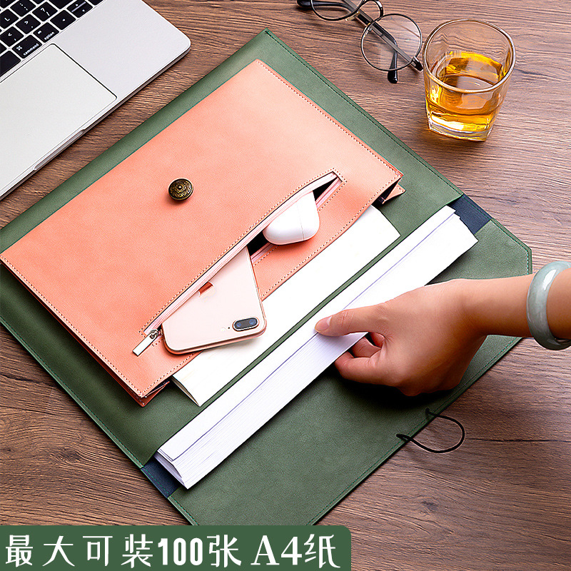 Deri Dosya Çantası A4 Kağıt Do - Binder Storage Box incelemesi ve fiyatı