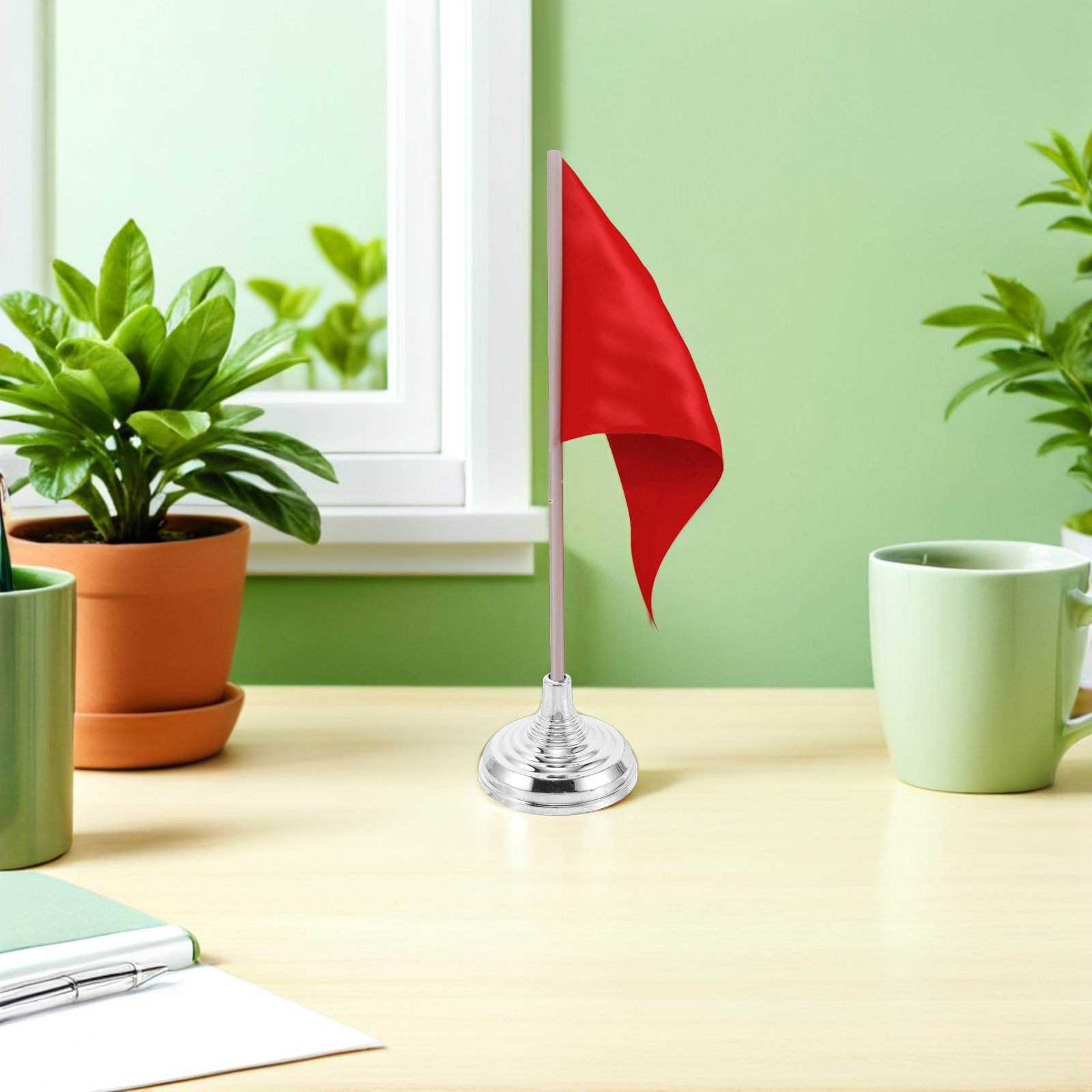12 Adet Gümüş Mini Masa Bayrağ - Office Furniture Ideas incelemesi ve fiyatı