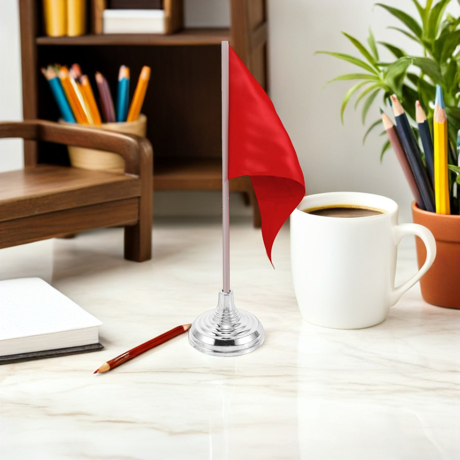 12 Adet Gümüş Mini Masa Bayrağ - Office Furniture Ideas incelemesi ve fiyatı