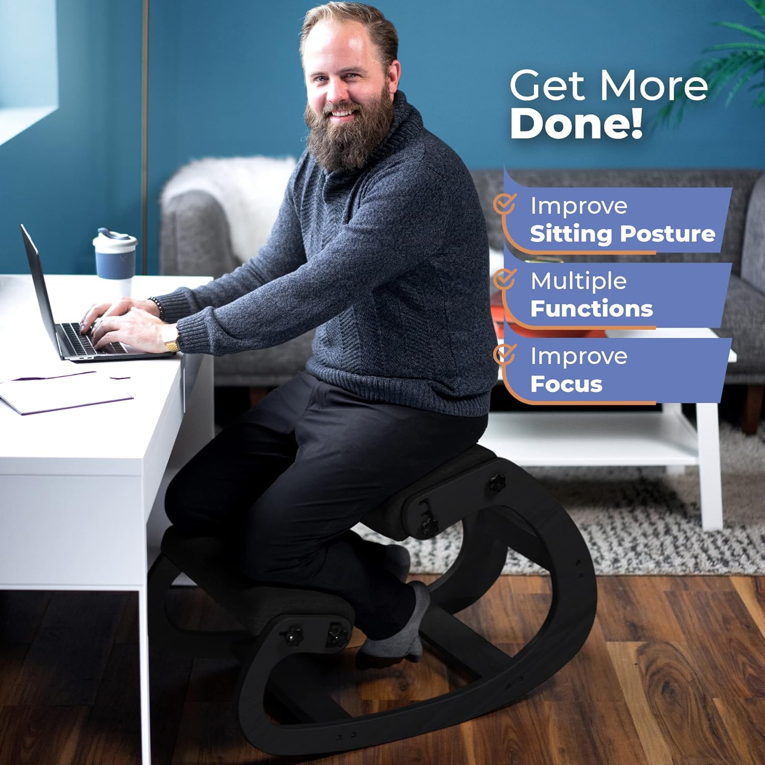 Ergonomik Ahşap Diz Çökme Kolt - Office Furniture Desk incelemesi ve fiyatı