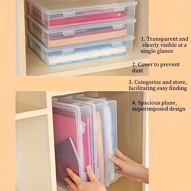 1 adet A4 Büyük Şeffaf Çevirme - Binder Storage Box incelemesi ve fiyatı