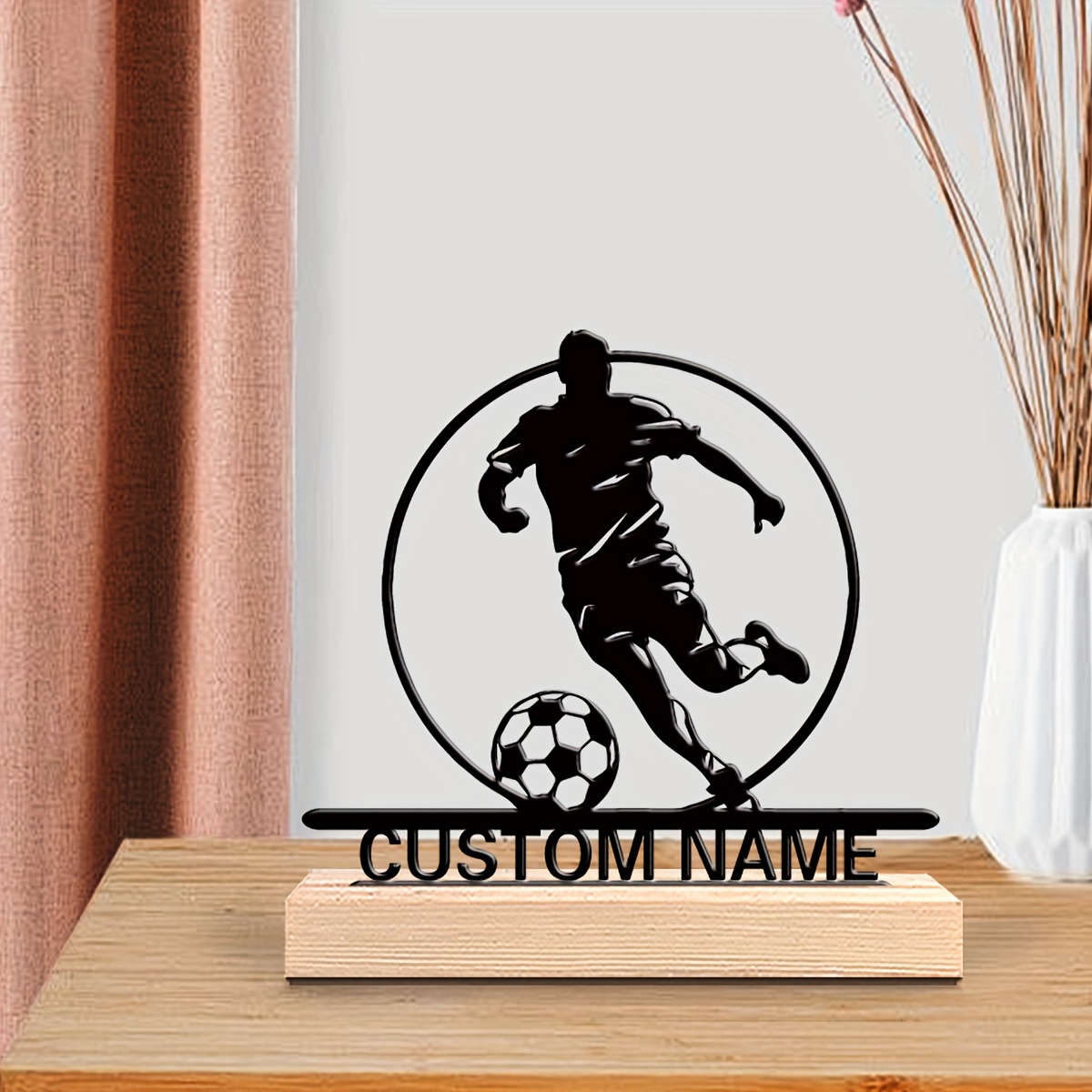 İsme Özel Metal Futbolcu Heyke - Office Furniture Desk incelemesi ve fiyatı