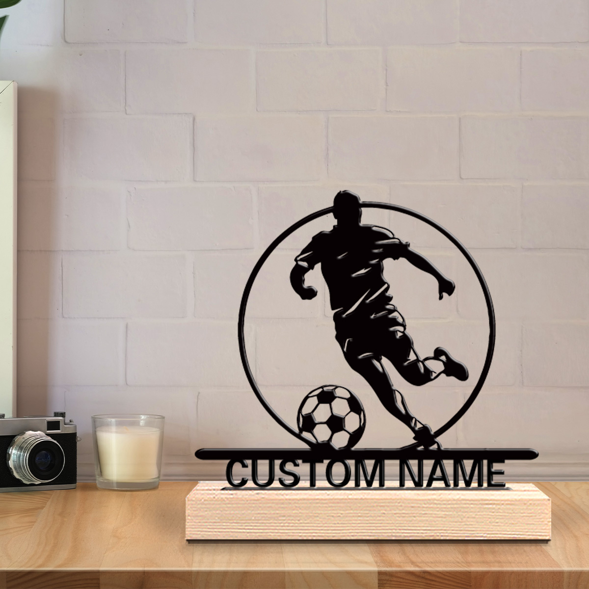 İsme Özel Metal Futbolcu Heyke - Office Furniture Desk incelemesi ve fiyatı