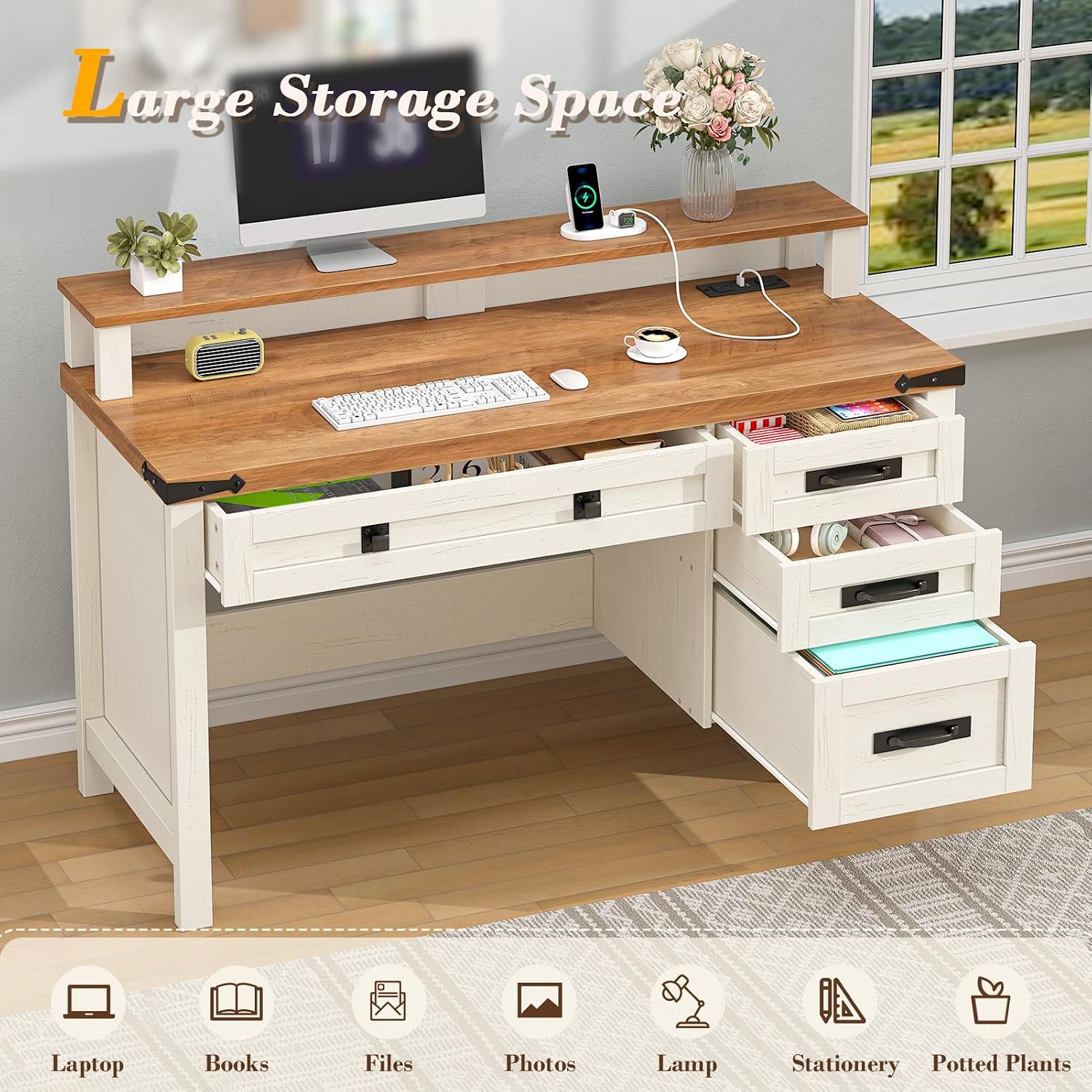 47 inç Çiftlik Evi Tarzı Bilgi - Office Furniture Outlet incelemesi ve fiyatı