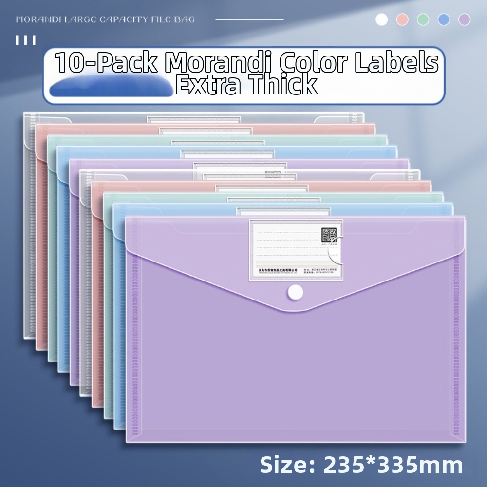 10 adet şeffaf A4 dosya klasör - Binder Storage Box incelemesi ve fiyatı