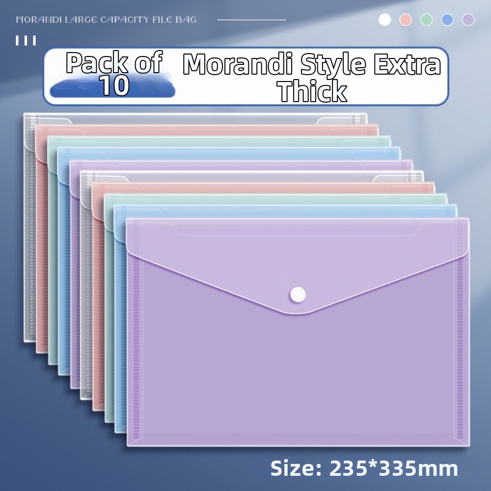 10 adet şeffaf A4 dosya klasör - Binder Storage Box incelemesi ve fiyatı